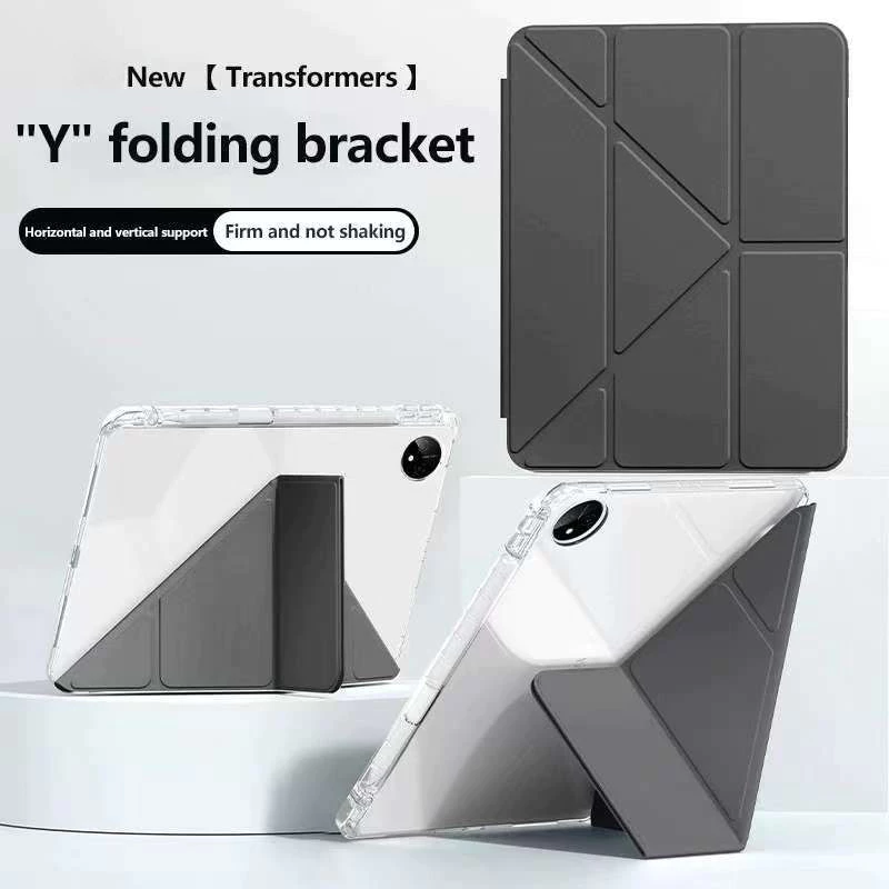 Y-shapedโปร่งใสสําหรับ Case For Huawei MatePad11/MatePad 11.5 S MatePad SE 11 เคส pro11 2022/23/24 case กันกระแทก