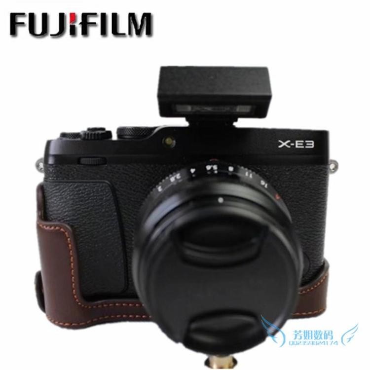 Fuji X-E3 Micro Single Camera Bag xe3 Leather Case Base xe3 Dedicated Protective Case Genuine Leathe