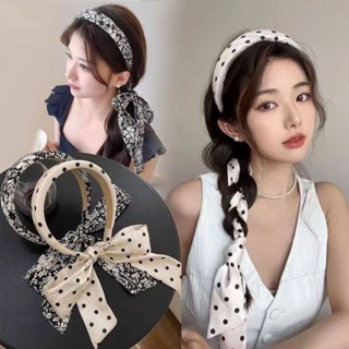 ฮีด์แบนด์โบว์สไตล์เกาหลีด้วยสไตล์ | ฮีด์แบนด์ผ้าสัณหาแถบกว้า…