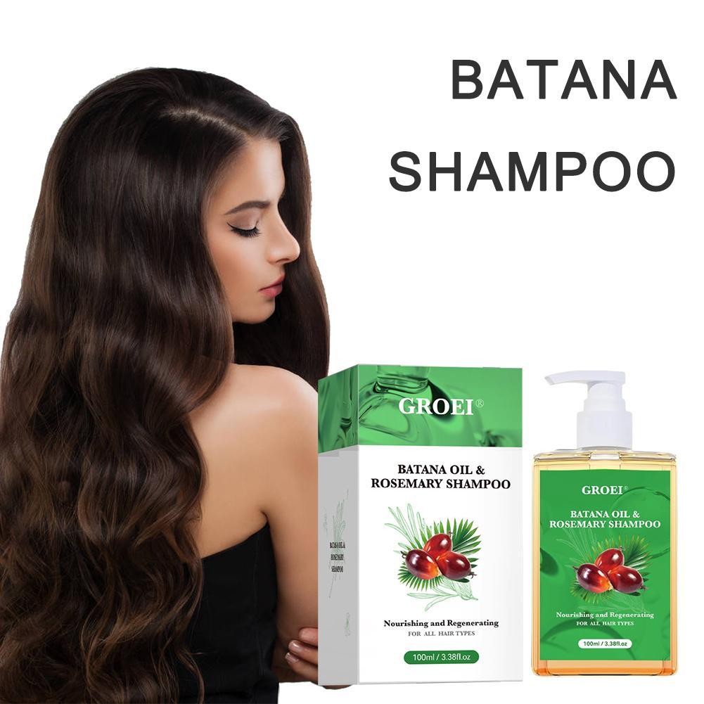 Batana Shampoo Smoothing Hair Strengthening Hair Refreshing Shampoo Oil Shine Control 100ml Y2b7