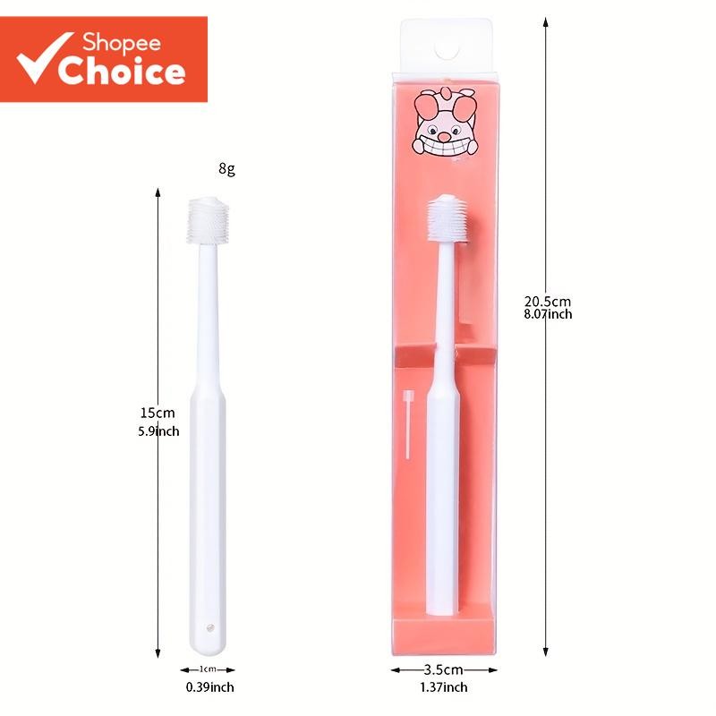 แปรงสีฟันซิลิโคน ปลายนิ้ว สําหรับสัตว์เลี้ยง สุนัข แมว