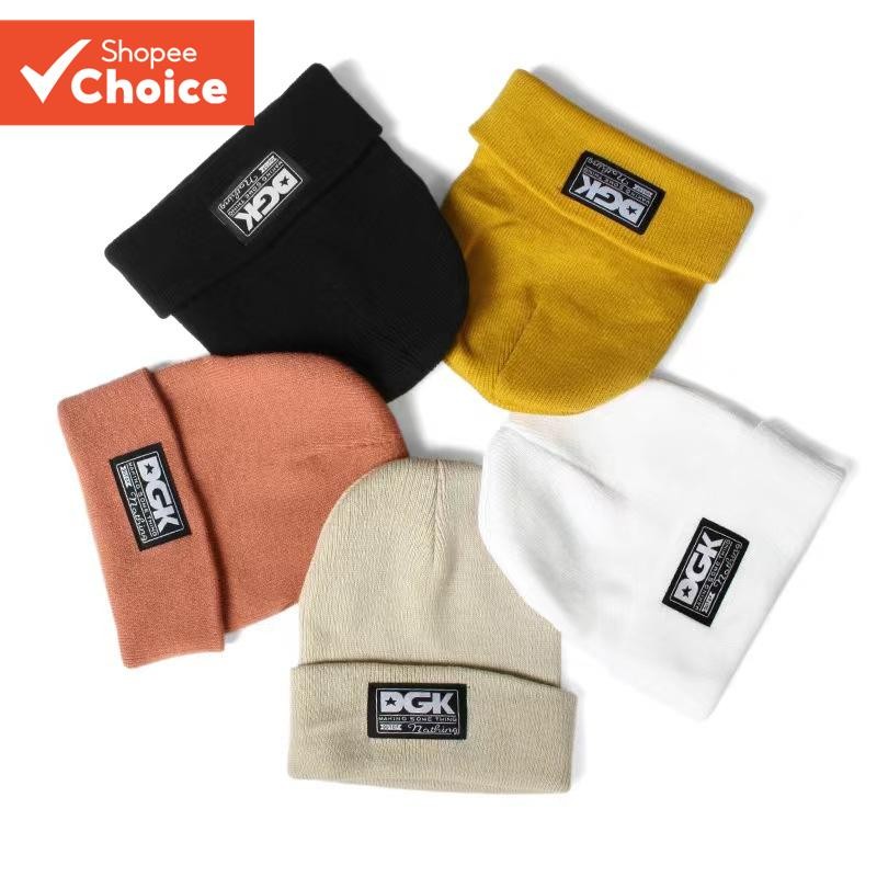 หมวกถักหมวกหมวกUnisex Ribbedเนื้อยืดพอดีWindproofความร้อนสําหรับเดินป่าเล่นสกี