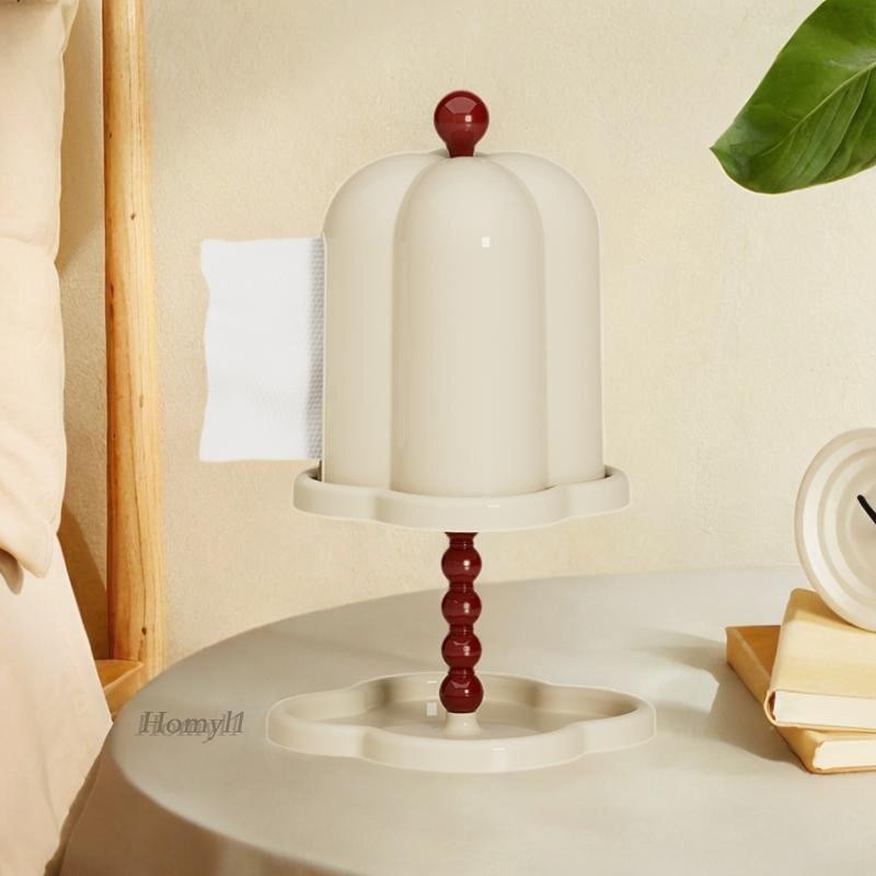 [โฮมิล1] ฝาครอบเนื้อเยื่อพร้อมถาดกล่องเก็บกระดาษเช็ดปากสําหรับเคาน์เตอร์ห้องน้ําคาเฟ่ - รูปที่ 6