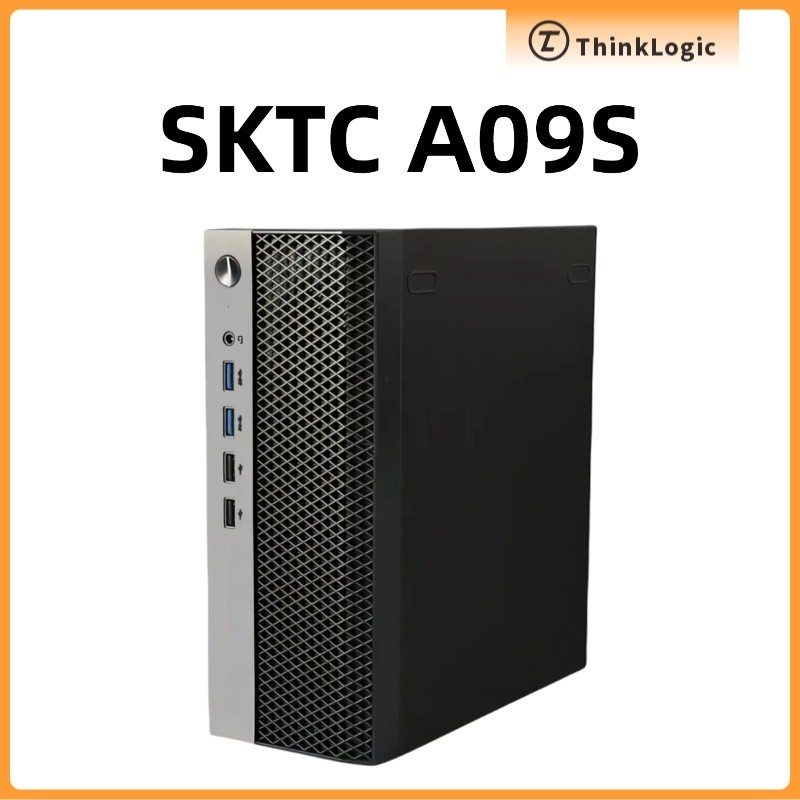 SKTC A09S Mini ITX Case 4.2L ขนาดเล็ก 1U Power ขาตั้งแนวนอน Dual-ใช้แบบพกพา HTPC Mini เคสคอมพิวเตอร์