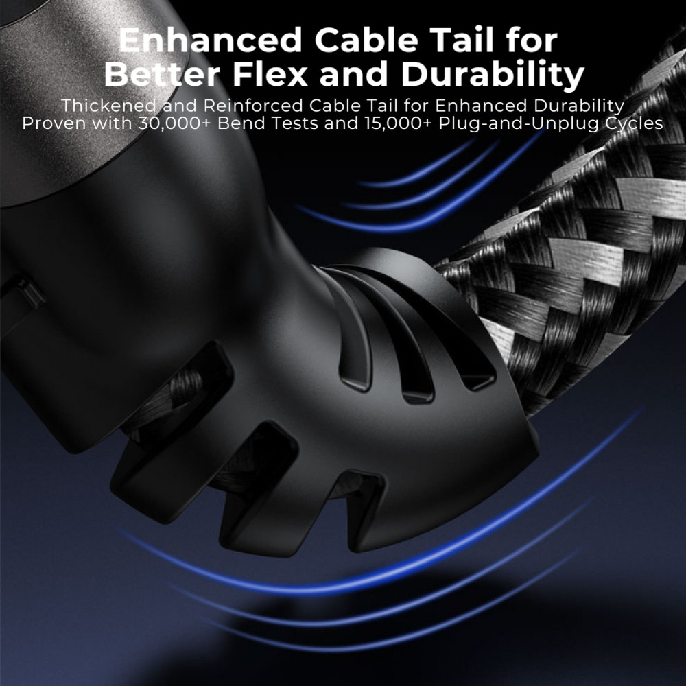 สายฮาร์ดดิสก์ USB 3.2 เป็น Type-C 10Gbps รองรับชาร์จ PD 60W สายถัก ทนทาน ใช้กับ HDD SSD โน้ตบุ๊ก มือถือ - รูปที่ 4