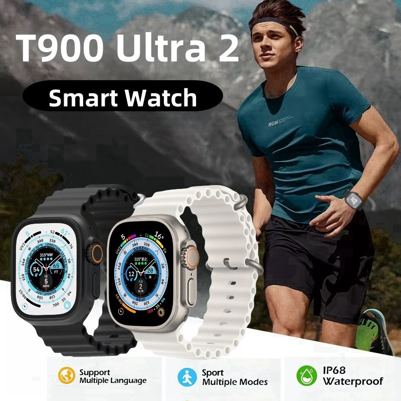 สมาร์ทวอท์ช T900 Ultra 2 Series 9 Ultra Bluetooth Call กันน้ํา 49 มม.เกม Relo สําหรับผู้ชายผู้หญิง T
