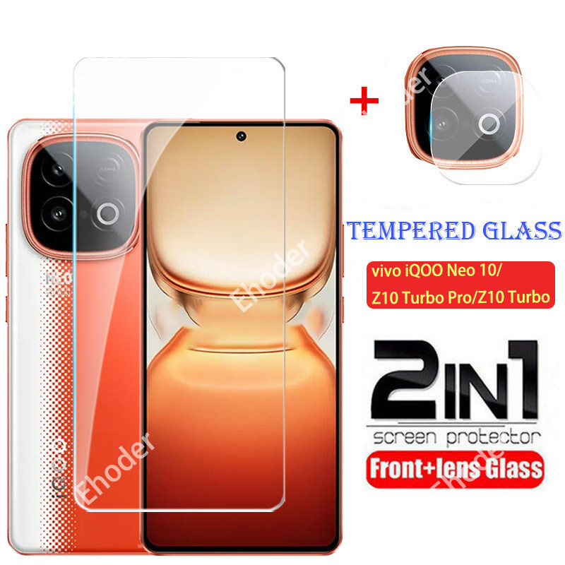กระจกนิรภัยสําหรับ iQOO Neo 10 5G 2025 ป้องกันหน้าจอสําหรับ iQOONeo10 Neo10 เลนส์กล้องฟิล์มป้องกันใส