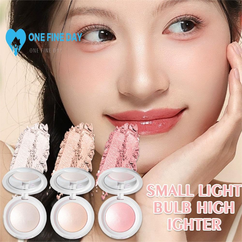 Truthkey Small Bulb Highlight Powder Blusher Silky Grooming เงาและสามมิติ Q5k2