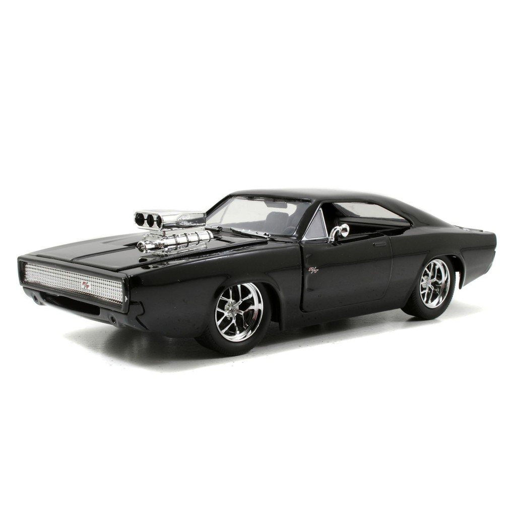 JADA TOYS 1/24 FAST & FURIOUS Diecast Model DOM'S 1970 DODGE CHARGER R/T