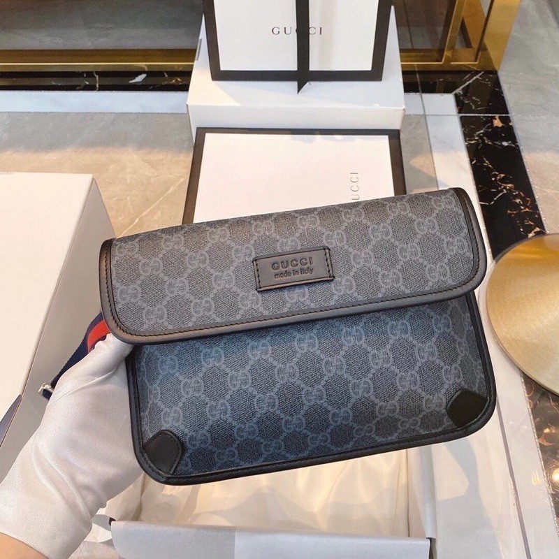 สินค้ามาใหม่ Free RP75-0 Leather Unisex Style _ Boxed Couple Style Grey Dark Color C e00