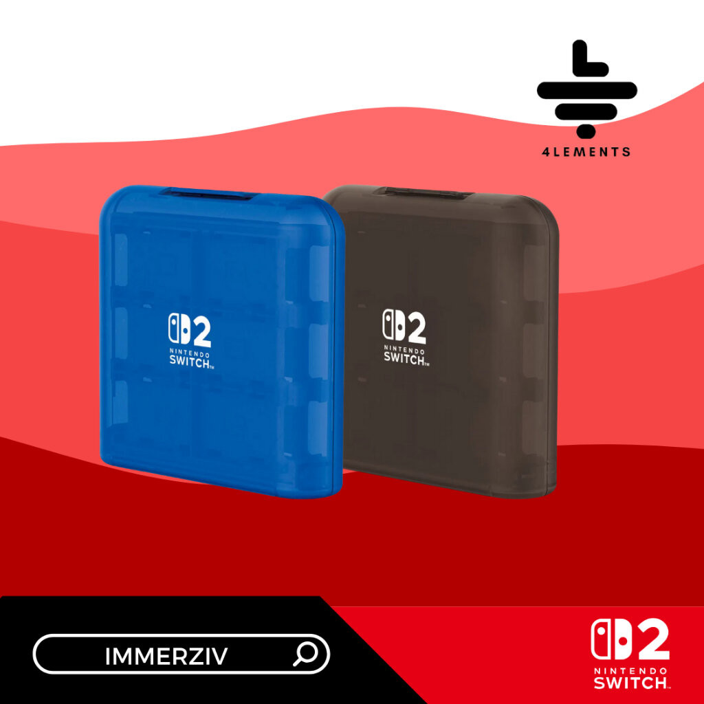(พร้อมส่ง) HORI CARD CASE FOR NINTNEDO SWITCH 2 (กล่องใส่แผ่นเกมสวิตซ์2) (BY IMMERZIV)