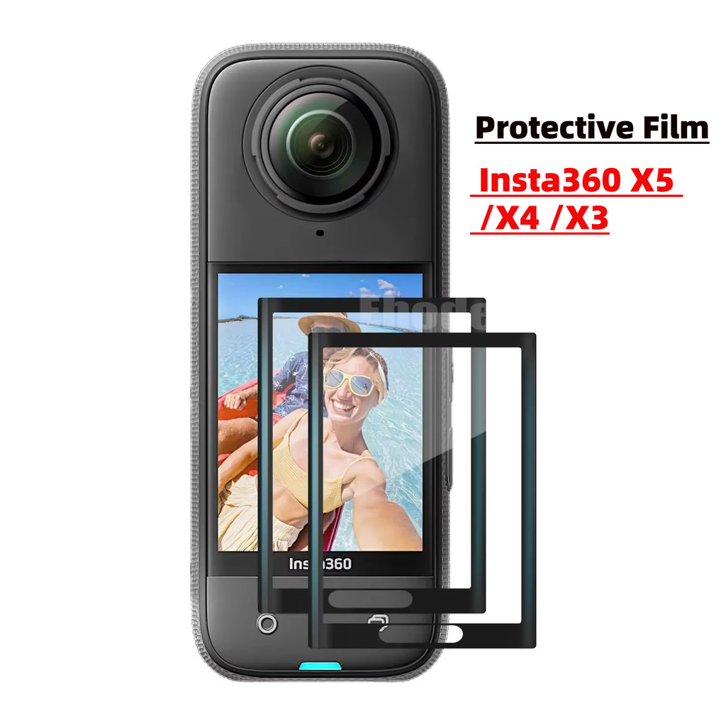 สําหรับ Insta360 X5 X4 Air X3 X4Air 5G 2025 ป้องกันหน้าจอกระจกนิรภัยด้านหน้าฟิล์มสําหรับ Insta 360 3