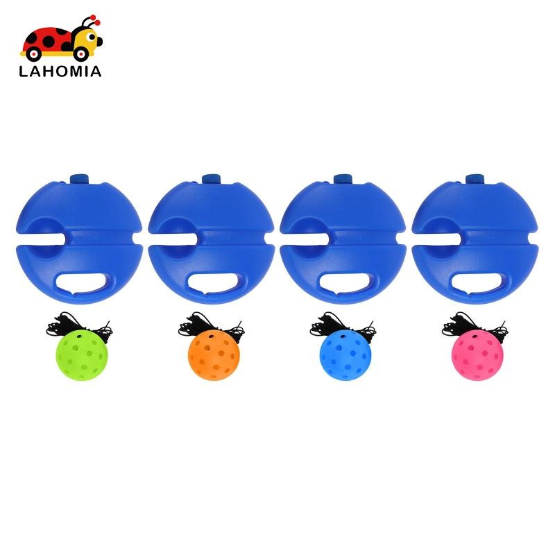 [Lahomia] Pickleball Trainer Rebound Practice Pickleball พร้อมเชือกแบบพกพา Professional Pickleball Training Aid สําหรับออกกําลังกายเด็กเริ่มต้น