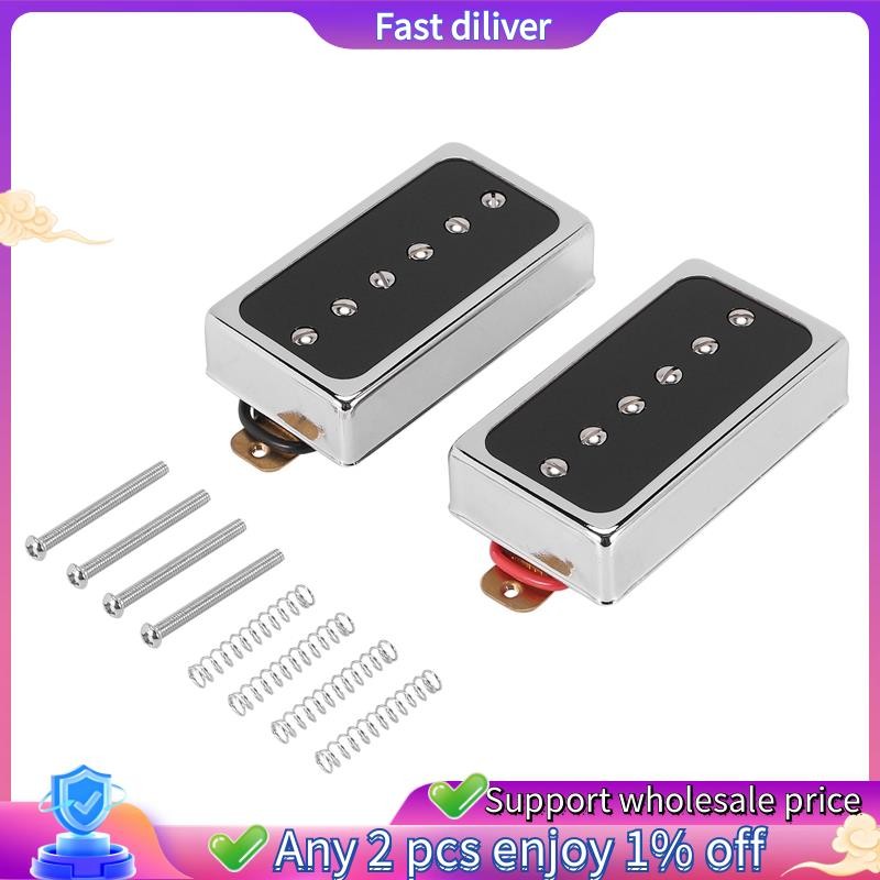 P90 กีตาร์ไฟฟ้า Humbucker ขนาด Single Coil Pickup คอและสะพานชิ้นส่วนกีตาร์และอุปกรณ์เสริม