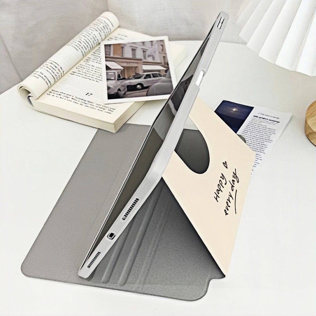 เคสไอแพด gen11 A16 gen7 gen8 gen9 360°หมุนตั้ง/นอนได้ Air4/5 พร้อมถาดใส่ปากกา Air6 Air7 Air11 pro11 - รูปที่ 2