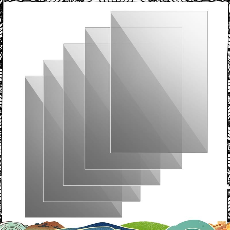 Linear Polarizer Film LCD/LED Polarized Filter Polarizing Film Sheet for Polarization Photograph 5PC