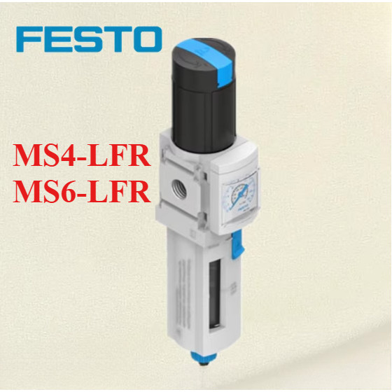 FESTO วาล์วลดแรงดันกรอง MS6/MS4-LFR-1/4-1/2-3/8-D6-D7-ERM-CRV-CRV-CRM-AS ใหม่เอี่ยม