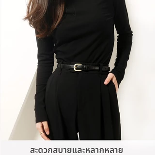 LK🔥เข็มขัดผู้หญิงหนังวัวแท้ สไตล์เกาหลี ทนทาน ใส่กับกระโปรง/ยีนส์/กางเกาง่าย ส่งเร็วทั่วไทย