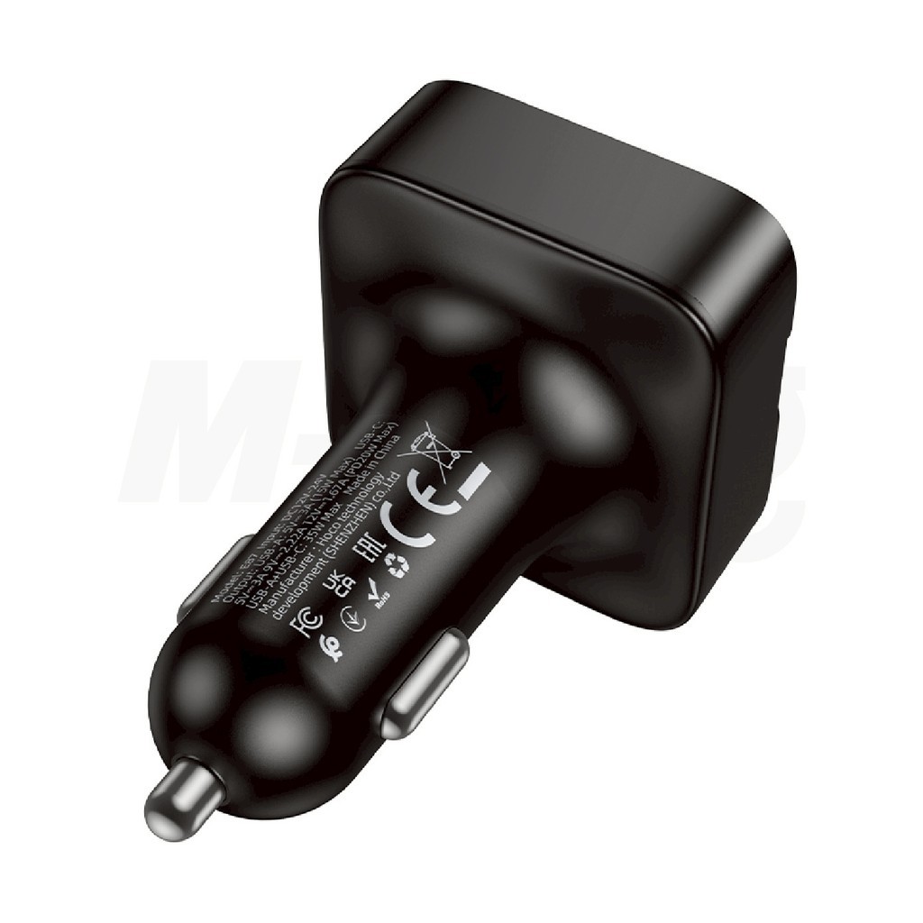 บลูทูธในรถยนต์ บลูทูธพร้อมหัวชาร์จ Hoco E87 35W High FM Bluetooth 5.4 ชาร์จเร็ว PD20W+QC3.0 - รูปที่ 3
