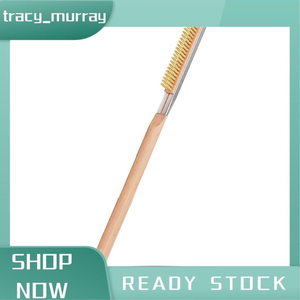 tracy_murray 1 ชิ้นพิซซ่าเตาอบและแปรงหินพร้อมมีดโกน 21In - Clean Stone Beethern Every Bake Robust & 