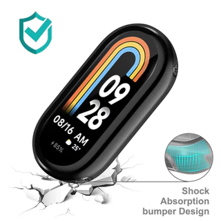 กรณี TPU ป้องกัน Gores for Mi Band 9 NFC ปกป้องกันหน้าจอฝากกรอบกันชนอ่อนด้วยอุปกรณ์เสริมฟิล์ม for Xiaomi MiBand 9