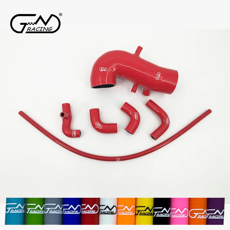 Fit Porsche 944T 944 Turbo 4 ชั้นซิลิโคน Inlet Turbocharger รองเท้าท่อชุด