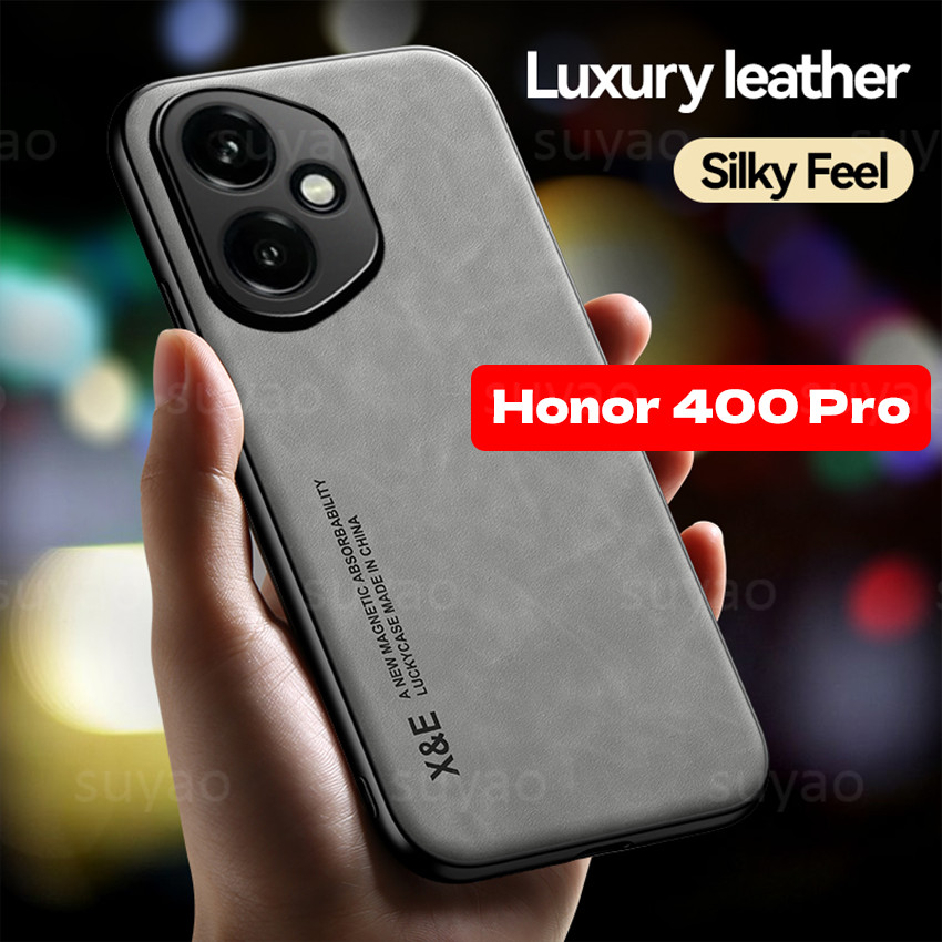 สําหรับ Honor 400Pro 400 สมาร์ท Pro Lite X9D X7D 2025 เคสโทรศัพท์หนังรถปลอกแม่เหล็ก Honor400Pro Hono