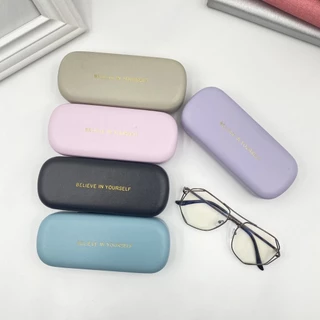 กล่องใส่แว่นตา พกพาสะดวก กล่องแว่นตา หนัง PU ที่ใส่แว่นตา พร้อมส่ง G3349
