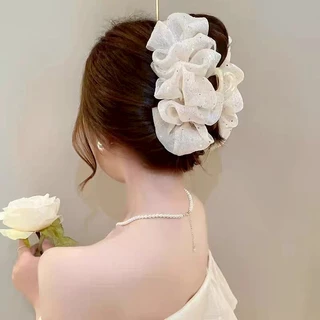 Aurora🛒พร้อมส่ง🚚 (รูปถ่ายจากงานจริง) ที่หนีบผมขนาดใหย่ เรียบหรูพูแพง 3สี