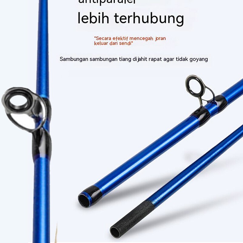 การรับประกัน 1 ปี ใหม่คันเบ็ด 2ส่วน Spinning Rod 1.8/2.1/2.4/2.7/3M เบ็ดตกปลา ML คันเบ็ด คาร์บอนแบบพกพาเบ็ดตกปลา - รูปที่ 2