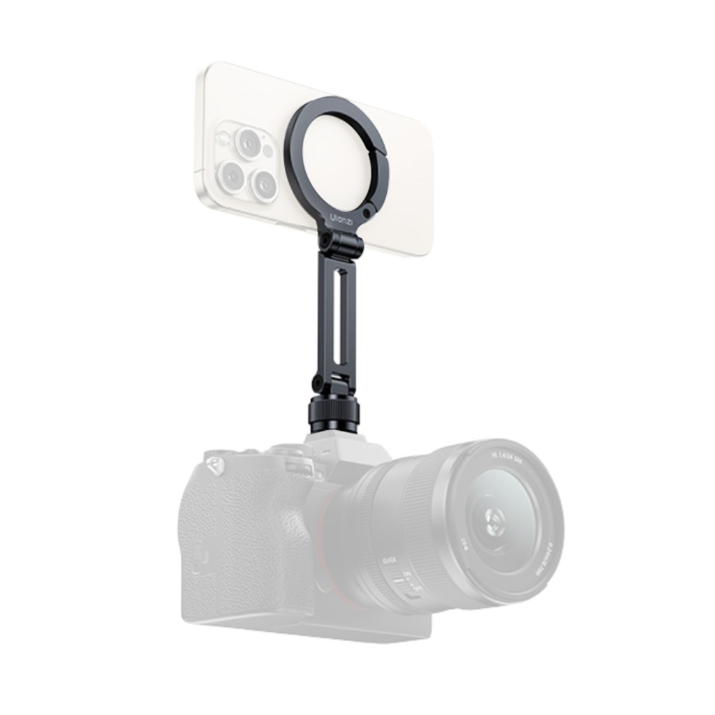 Ulanzi MA07 Maglock 1/4 Cold Shoe Phone Mount ขาจับมือถือ ไม้เซลฟี่ แบบแม่เหล็ก สำหรับถ่ายภาพ Vlog