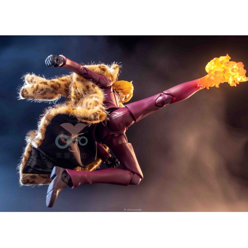 Shf One Piece Sanji เสื้อผ้าผ้า Coat Windbreaker shf One Piece Sanji เสื้อผ้าผ้า Coat Windbreaker