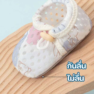COD รองเท้าเด็กแรกเกิด สามารถสวมใส่ได้ตั้งแต่ 0-12 เดือน การออกแบบตาข่าย น้ําหนักเบาและระบายอากาศได้ดี