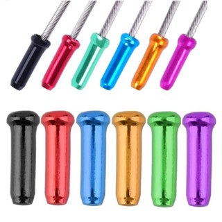 20 ชิ้น/50 ชิ้น/100 ชิ้นจักรยานสาย End หมวกอลูมิเนียมสายหมวก…