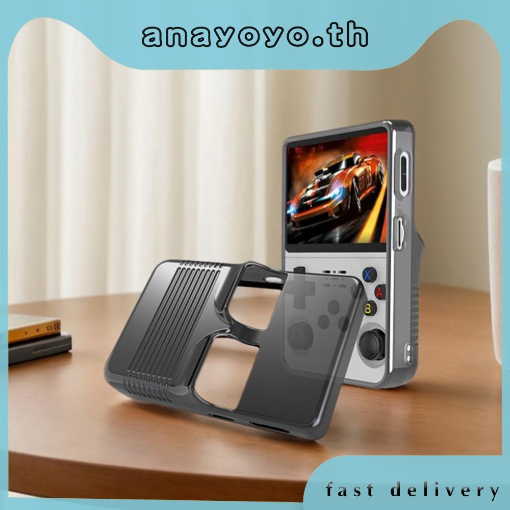[anayoyo.th] เคส TPU โปร่งใสสําหรับ R36S คอนโซลเกมมือถือย้อนยุค Anti-Scratch TPU เคสป้องกันป้องกันกา