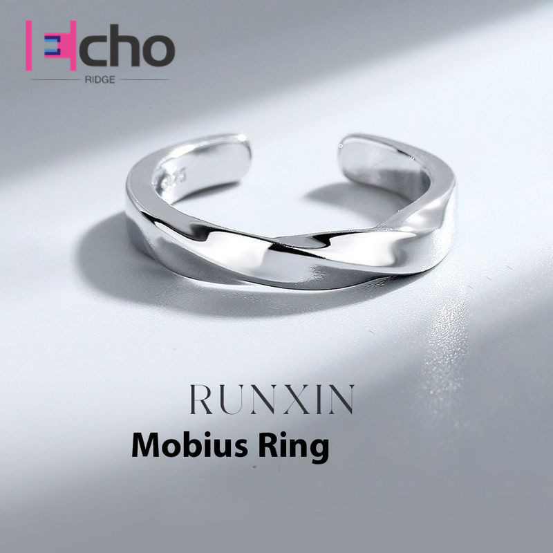Echo Ridge  Mobius Strip Ring ดีไซน์พิเศษที่น่าสนใจเปิดคู่