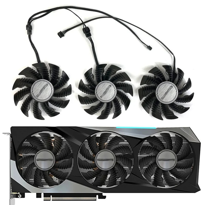 ทีใหม่128015SU 82MM กราฟิกการ์ดพัดลมคูลเลอร์สําหรับ Gigabyte Gigabyte RTX 3070 GAMING GV-N3070GAMING