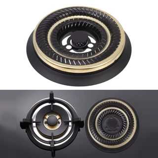 ของมาใหม่！ฝาครอบเตาแก๊ส ขนาดนอก10CM แบบฝัง ฝาปิดเปลวไฟ กันลม สเตนเลส