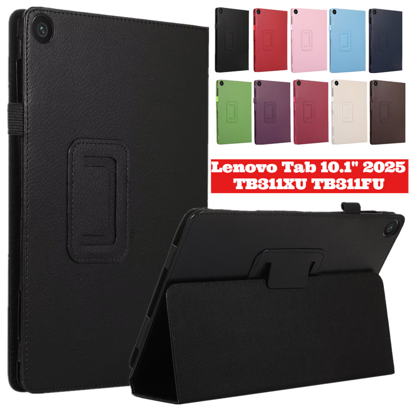 สําหรับ Lenovo Tab 10.1 "TB311XU TB311FU 2025 กันกระแทกหนัง Flip Stand Case Cover