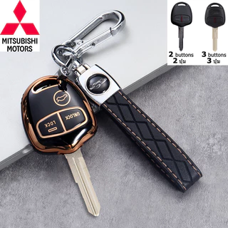 Mitsubishi ASX Triton Mirage Pajero กล่องรีโมทกุญแจใบมีดเก่า Lancer Evolution Grandis Space Wagon Attrage Outlander Lancer EX ที่จับตรงผู้ถือกุญแจ