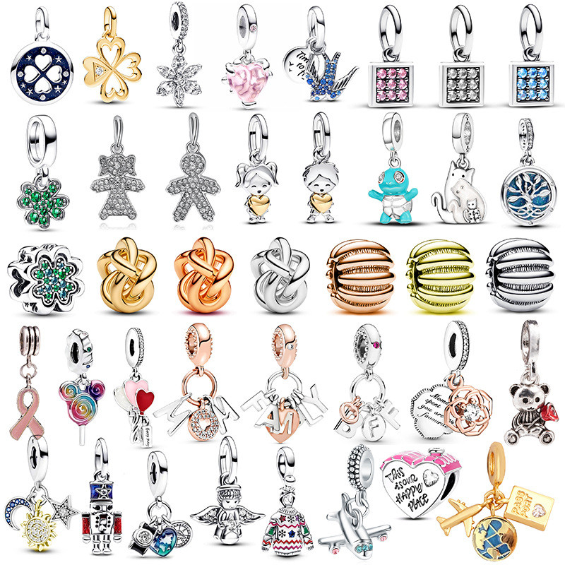 สร้อยข้อมือลูกปัด charm แบบใหม่ ออกแบบเองได้ เครื่องประดับแฟชั่นสำหรับคนชอบสะสม