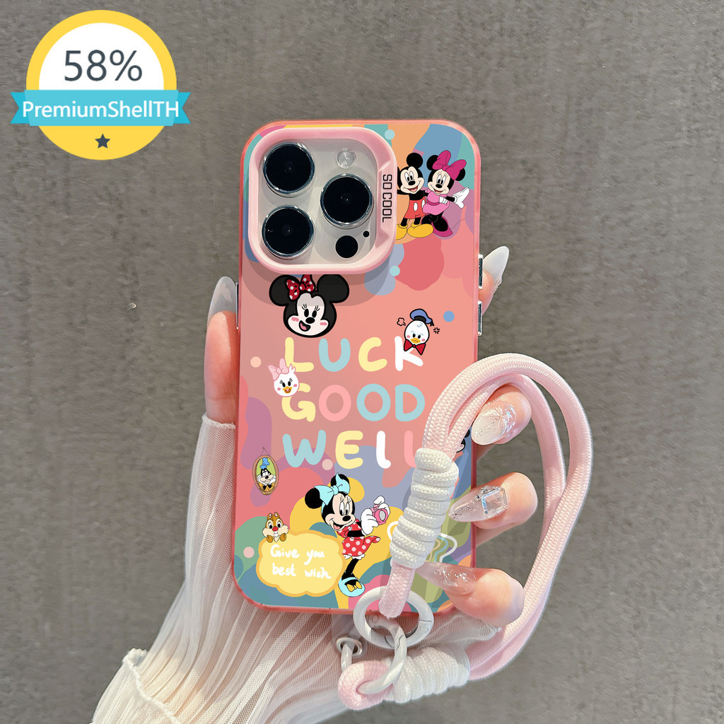 ❤เข้ากันได้กับ ไอโฟน❤16 ไอโฟน 15 Pro Max iPhone 13 ไอโฟน11 X XS XR 7p8p เคสโทรศัพท์เคสนุ่มน่ารัก HXMSCY1439-GS4