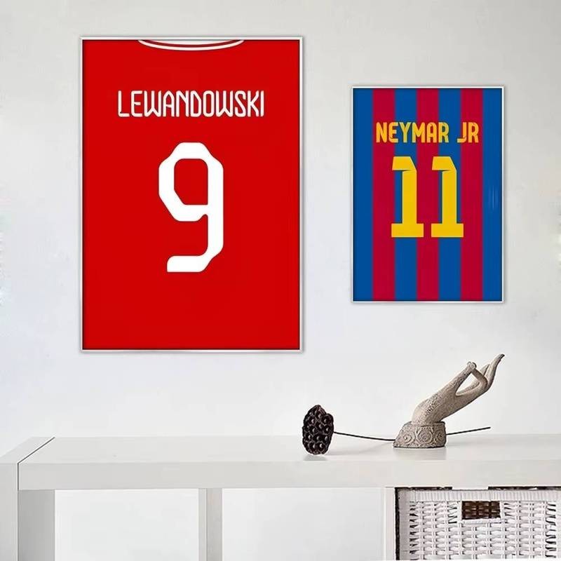 ตํานานฟุตบอลที่มีชื่อเสียงโปสเตอร์สติ๊กเกอร์ติดผนังย์ รูปที่ 4