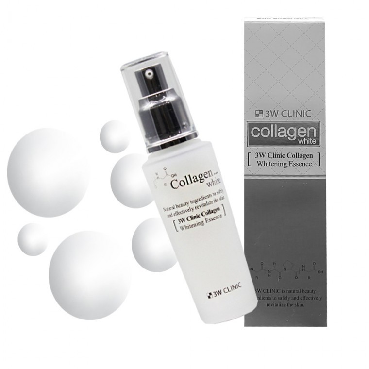 [3W CLINIC] Collagen Whitening Essence 50ml สําหรับผิวกระจ่างใส