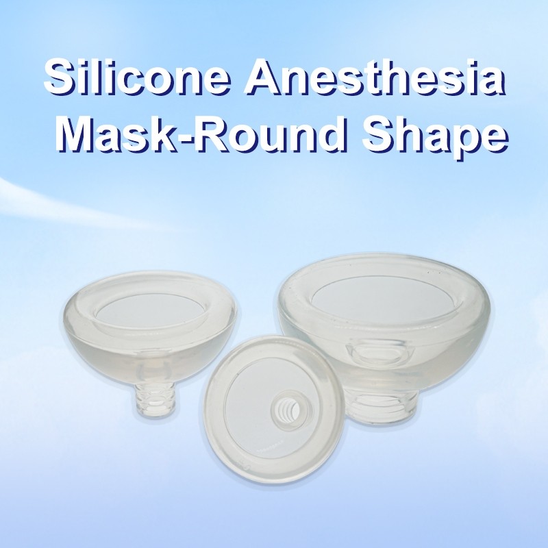 Tierarzt 1PC/3PCS Reusable Silicone Anesthesia Mask Aerosol Chamber Mask First Aid Training Round De