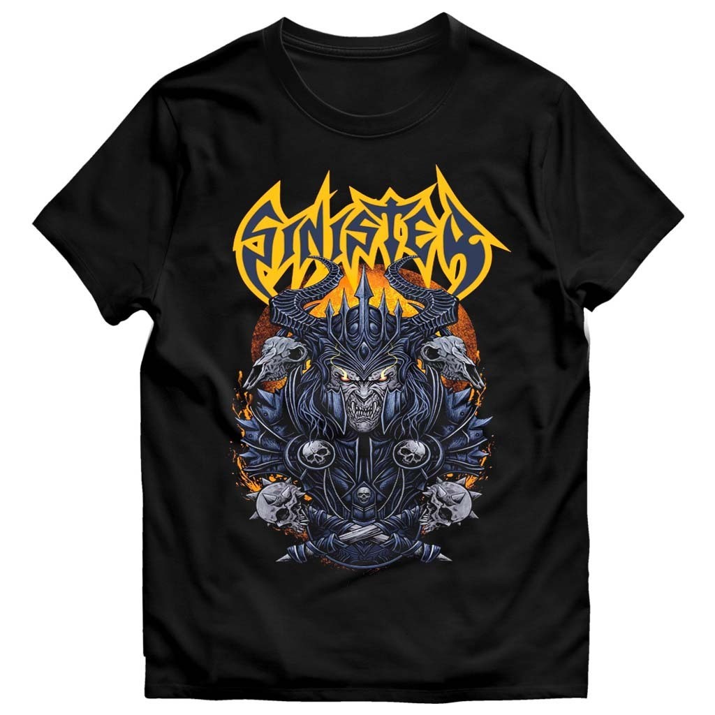 (C0D) SENISTER Distro Band Music เสื้อยืดหนา 24s