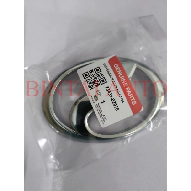 *Perodua Myvi Lagi ที่ดีที่สุด 2011-2016 ด้านหลัง/ Belakang Emblem Mark โลโก้ Alza 2014-2022 75431-B