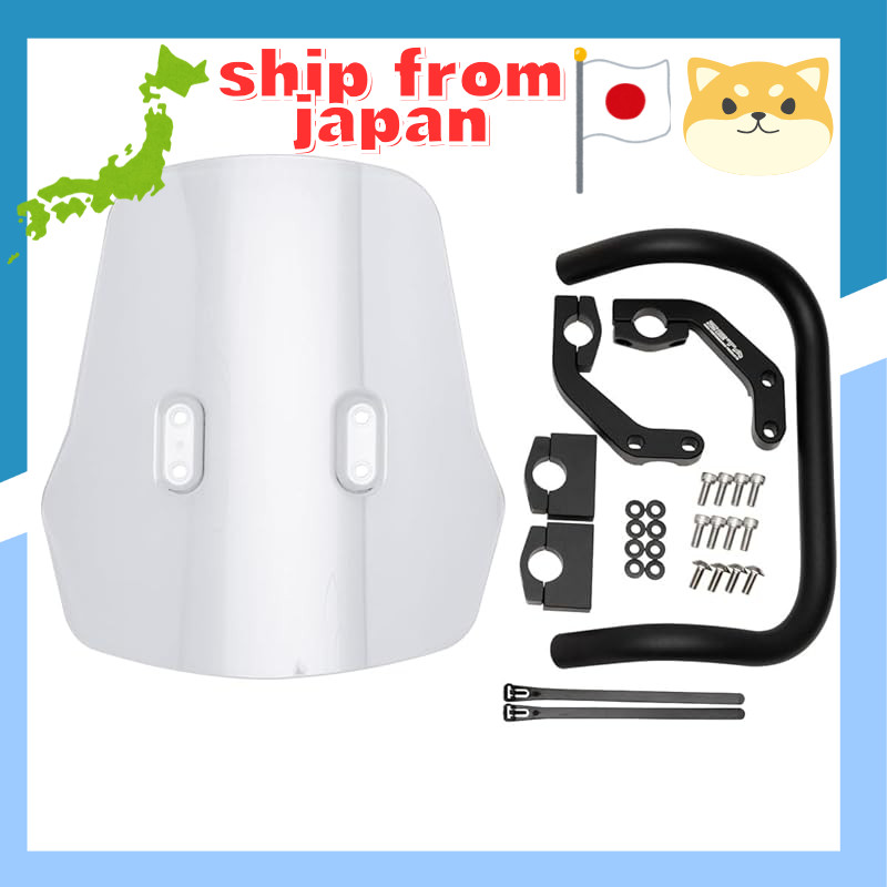 ZETA RACING WR155R '20 WR250R/X '07-20 Adventure Windshield Standard Screen Light Smoke Screen Rever