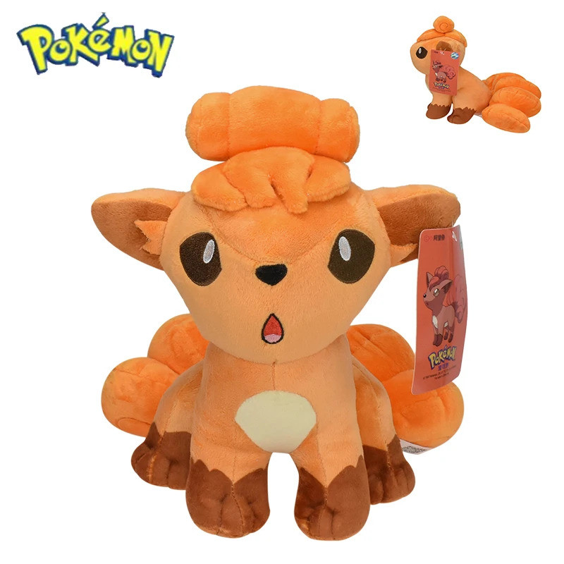 Vulpix Pokemon Plush Toys Alolan Vulpix Ninetales Doll Cute Anime Ice Vulpix Plush Soft Stuffed Anim