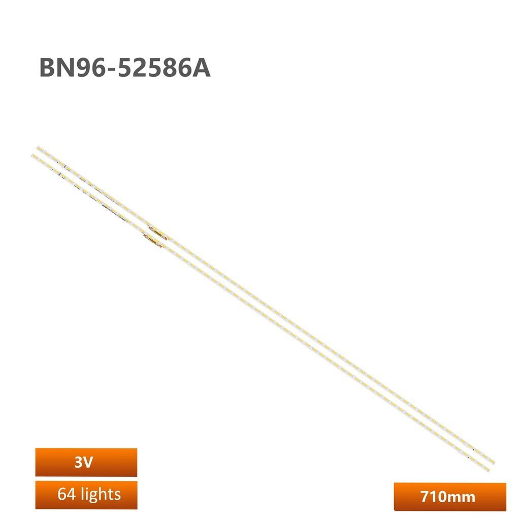 2 ชิ้น/เซ็ต led backlight Strip * สําหรับ samsung 65AU8K UA65AU8100 UA65AU8000 UE65AU8000 UN65AU8200